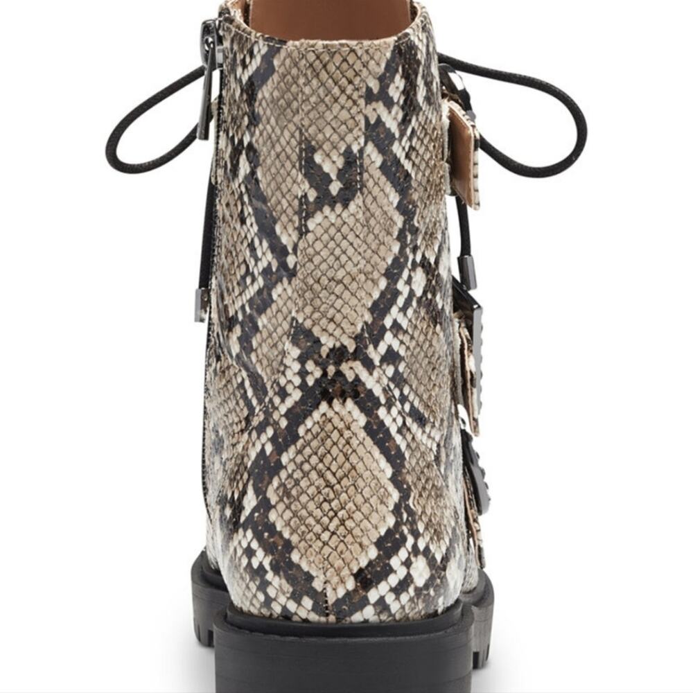 JESSICA SIMPSON NWT WOMENS KIRLAH BUCKLE STRAP LUG SOLE COMBAT BOOTS - Picture 6 of 8